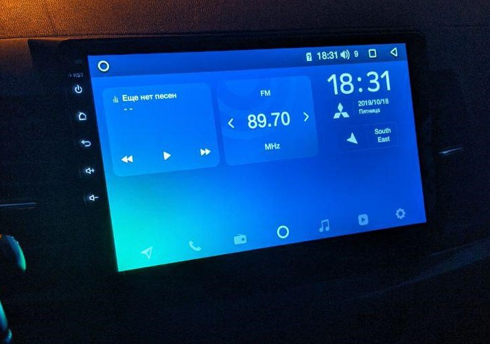 Андроид магинтола Teyes CC2 — Mitsubishi Lancer X, 2 л, 2008 года