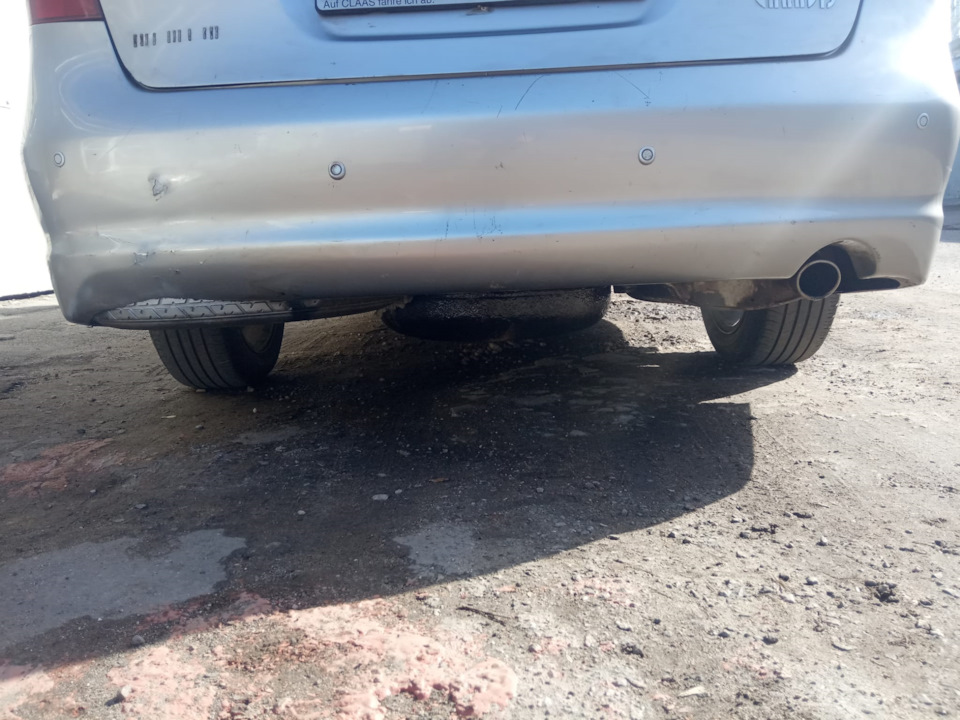 И баллон ГБО, и Запаску под днище! — Mitsubishi Grandis, 2,4 л, 2007 ...