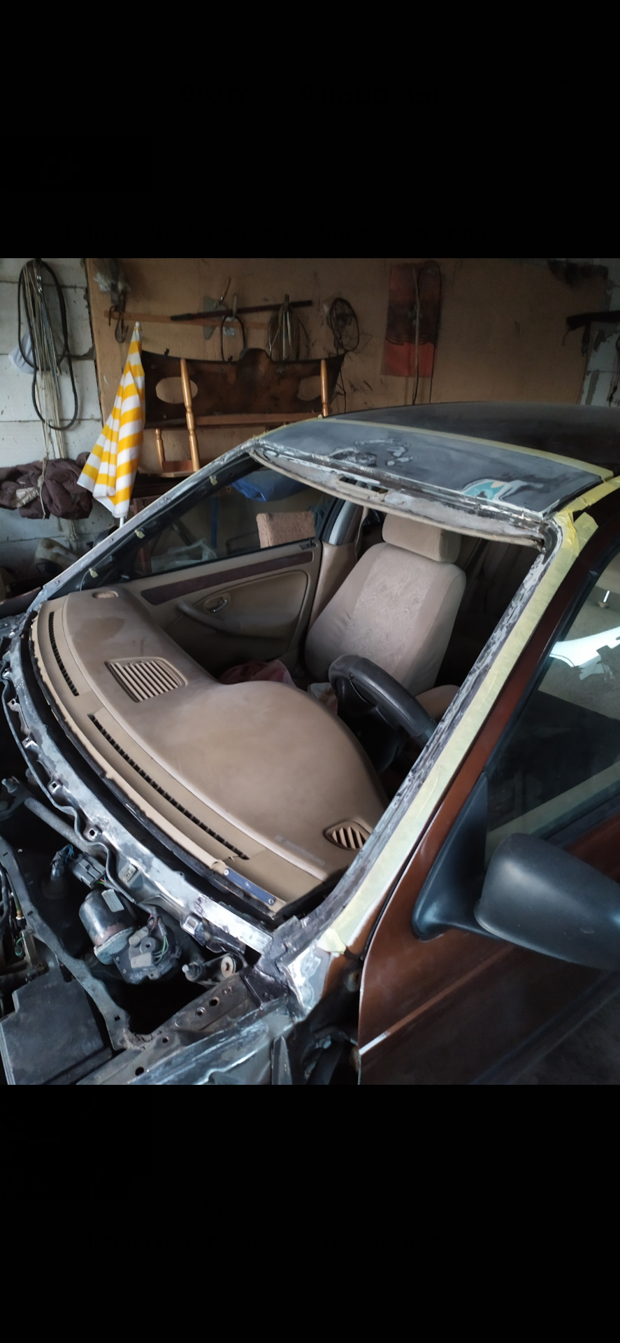 Замена двигателя 2.0 TD. Замена лобового стекла — Rover 400 Mk2, 2 л ...