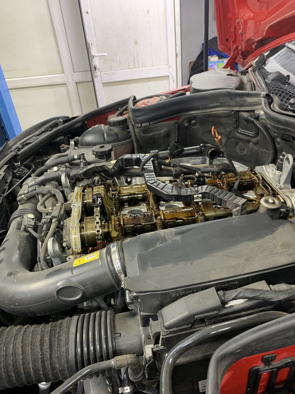 Замена цепи на W204 — Mercedes-Benz C-class (W204), 1,8 л, 2012 года ...