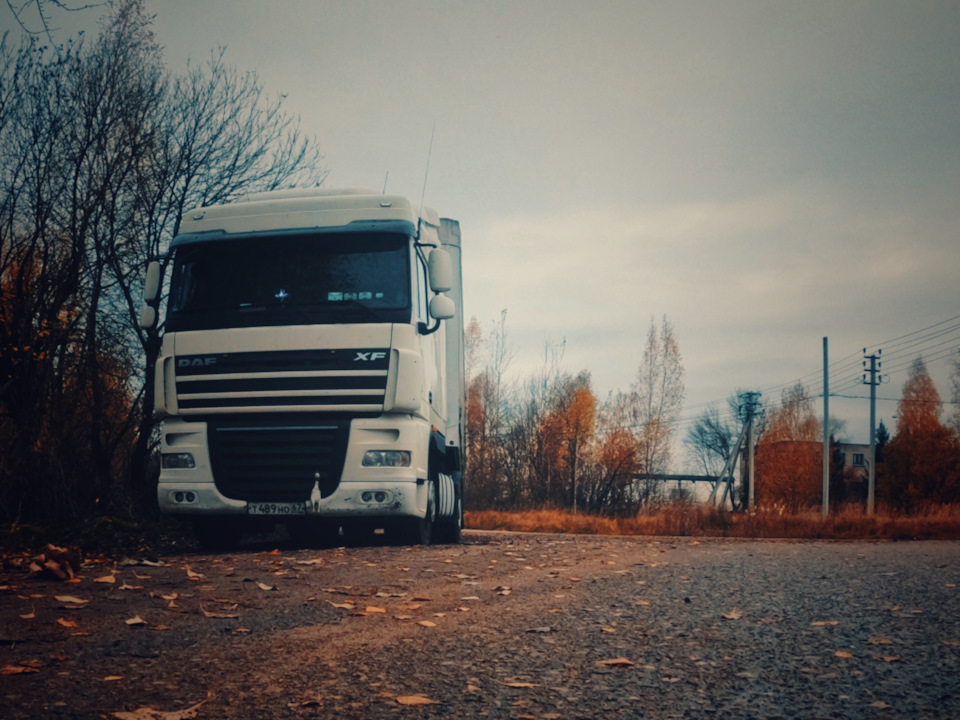 DAF XF 105 дальнобойщика