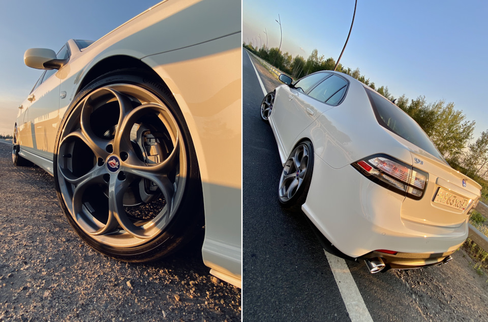 Помню как делал эти снимки и плакал о предстоящей зиме. — Saab 9-3 (2G)