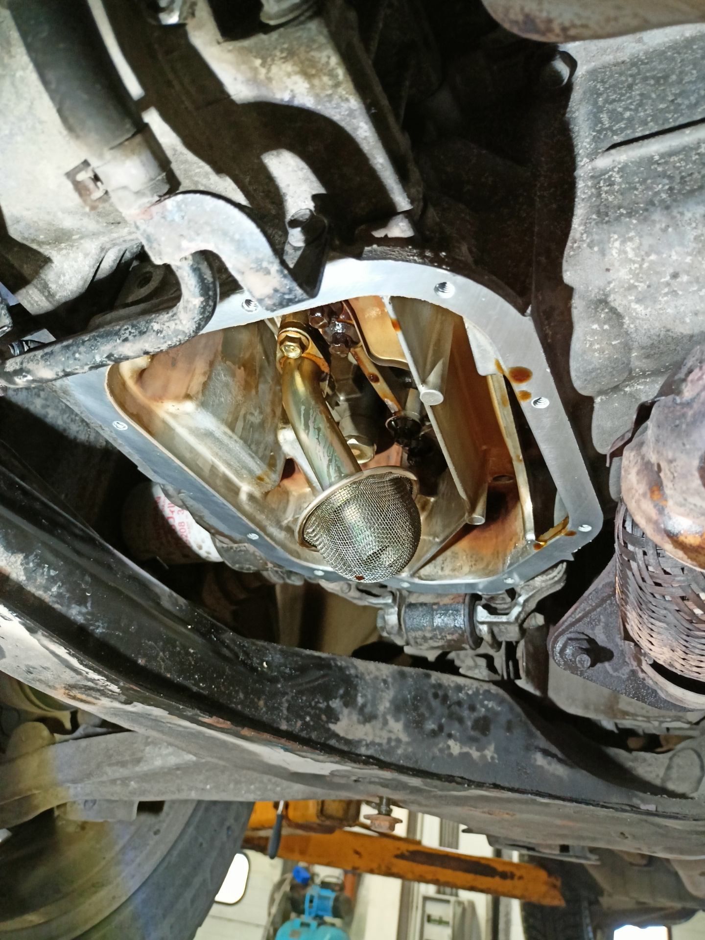 Замена масляного поддона ДВС Ниссан Мурано z51. — Nissan Murano II, 3,5 ...
