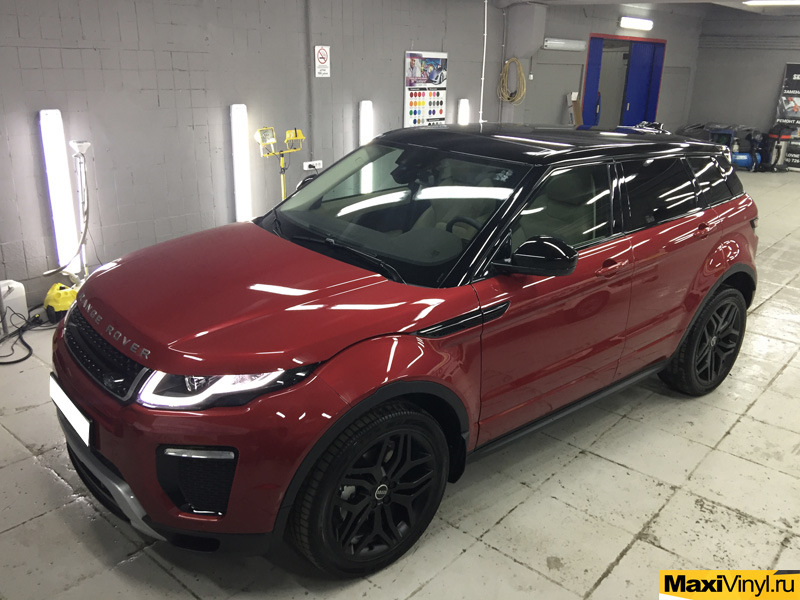 Оклейка крыши в черный глянец на Range Rover Evoque — MaxiVinyl на DRIVE2