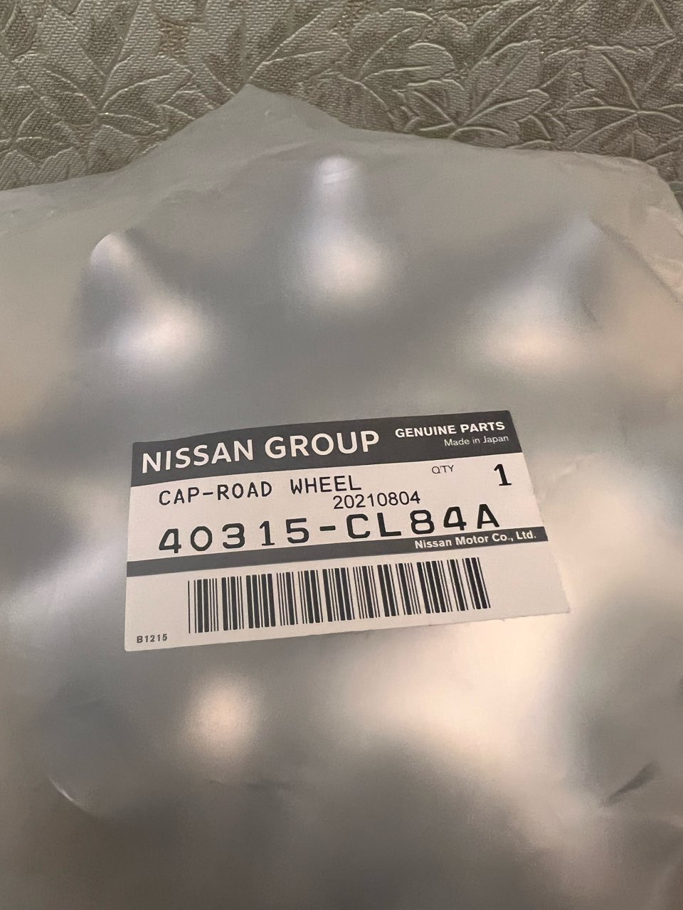 40315CL84A Колпак литого колеса FX35 NISSAN INFINITI | Запчасти на DRIVE2