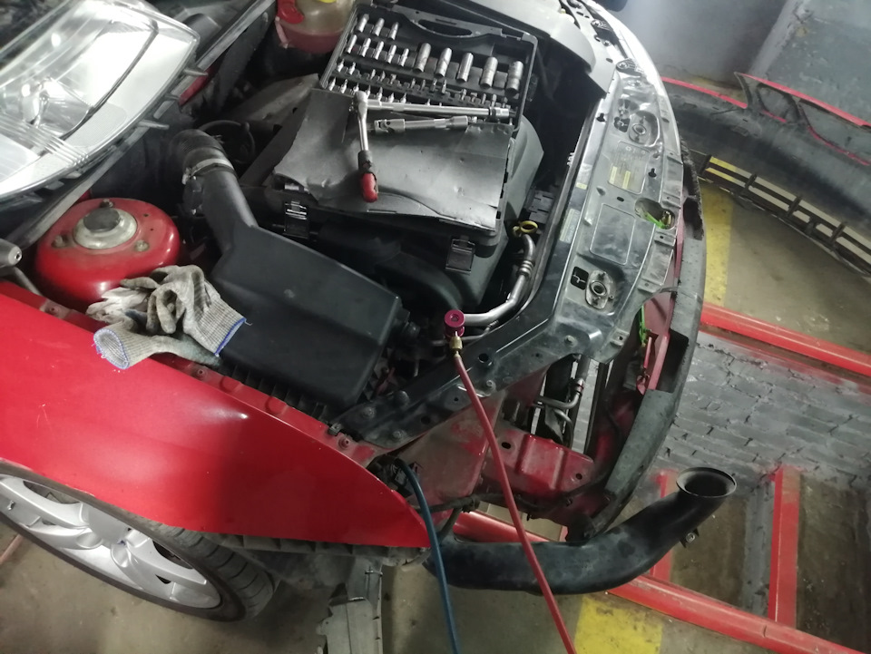 Клапан трв и заправка фрион попытка номер 2 — Saab 9-3 (2G), 2 л, 2003 ...