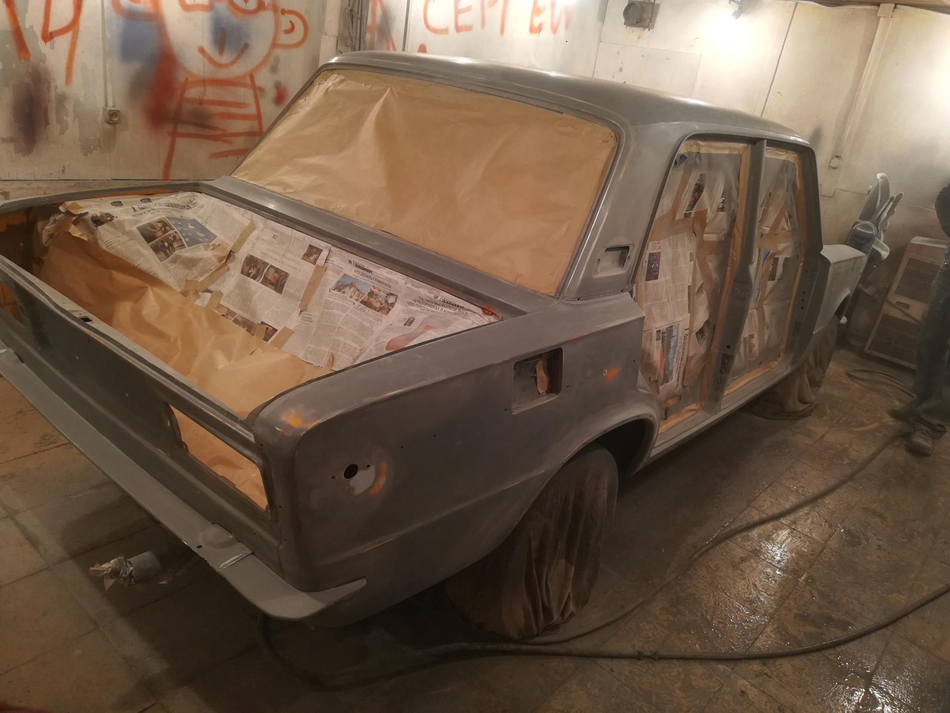 Удаление жучков. Покраска кузова. Часть 5. — Lada 2106, 1,8 л, 1977 ...