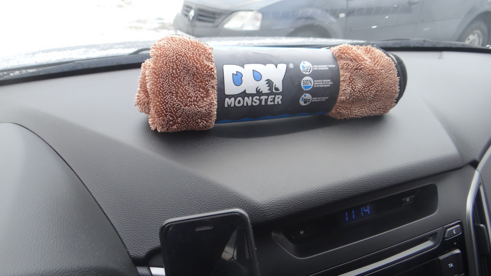 Полотенце "DryMonster" и "Стальной десант " — Hyundai Creta (1G), 2 л ...