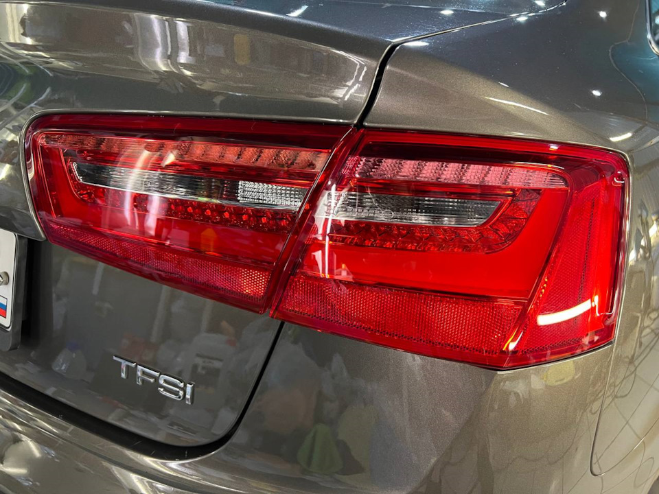 Фонари после — Audi A6 (C7)