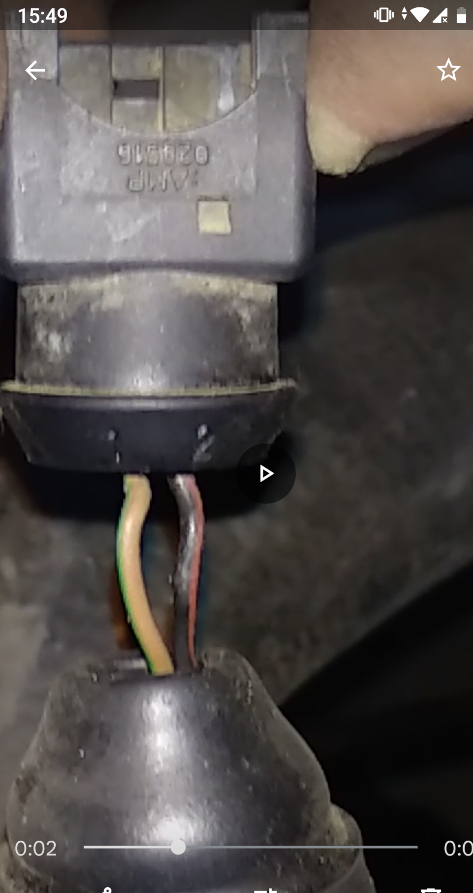 Сломалась фишка датчика дтож на aar ! — Audi 100 (C4), 2,3 л, 1991 года ...