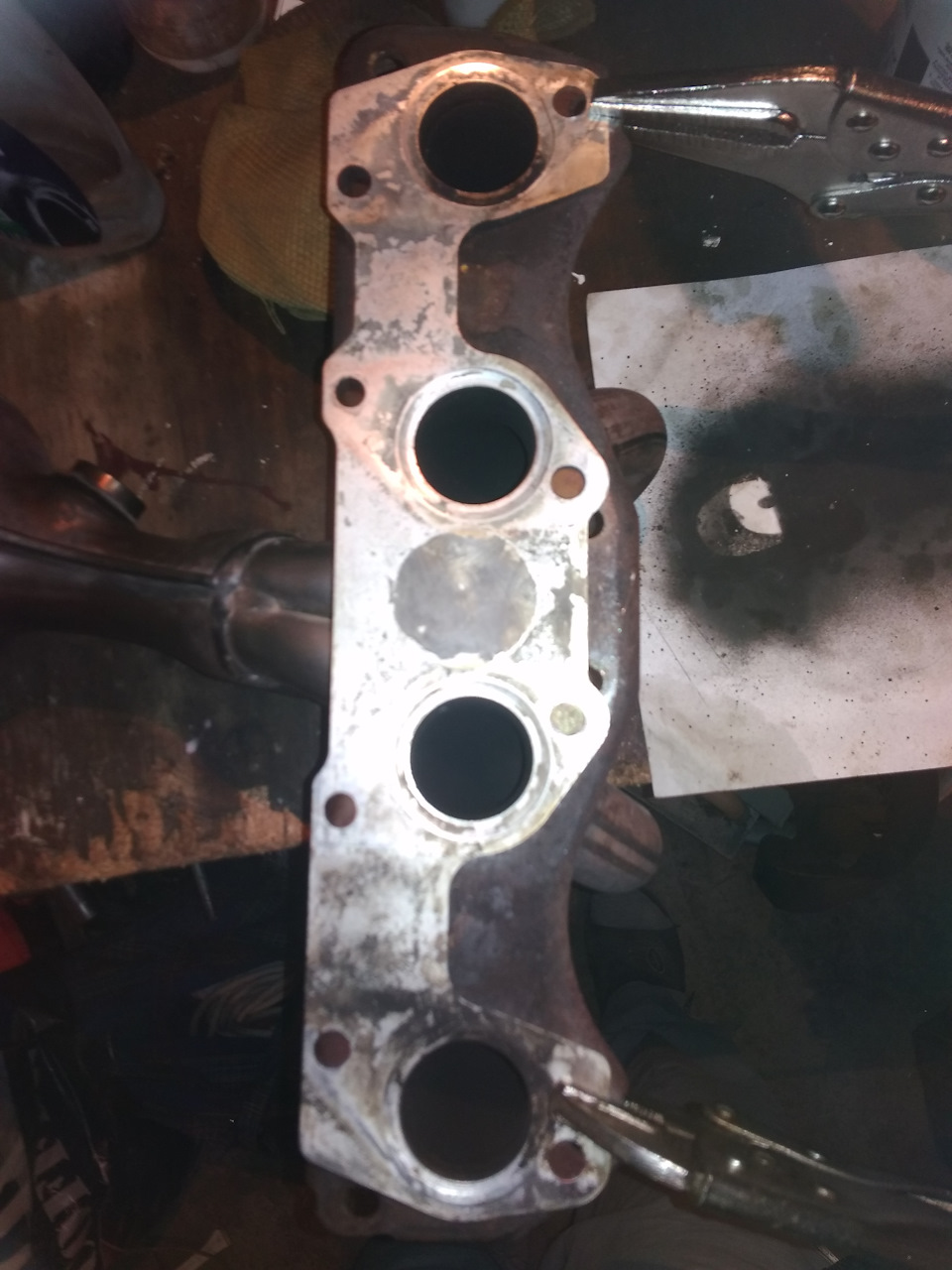 Выпускной коллектор Ситроен Берлинго (переделка). — Citroen Berlingo ...