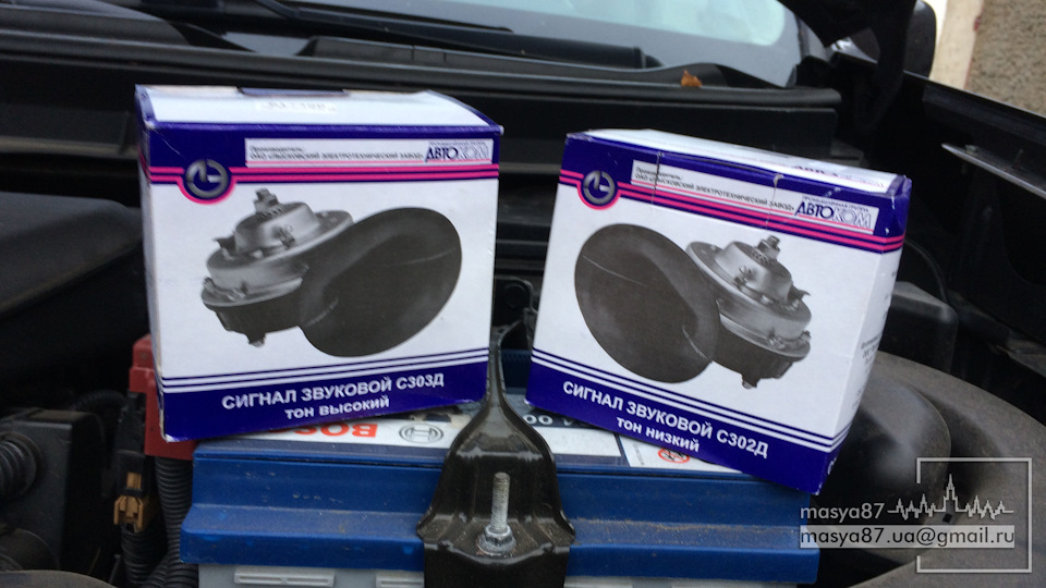 Электрика. Установка "волговского" сигнала! — Nissan X-Trail II (t31 ...