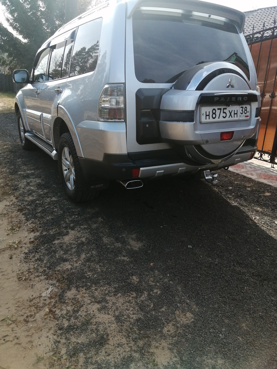 ПАДЖЕРО 4 трапеция выхлоп . — Mitsubishi Pajero (4G), 3 л, 2007 года ...