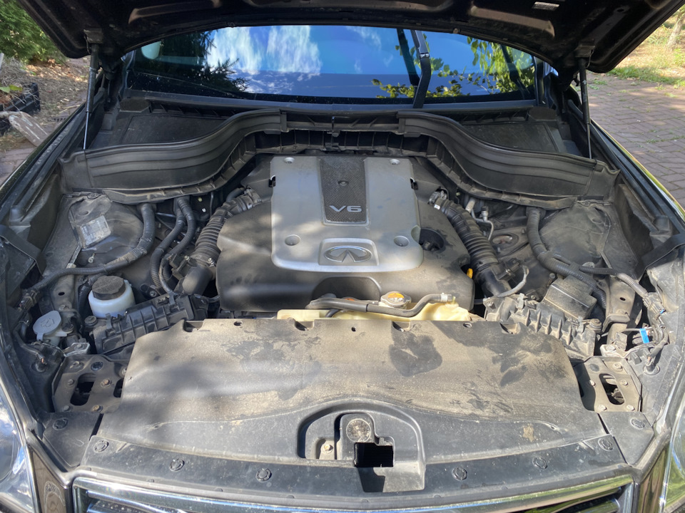 Осенняя мойка двигателя — Infiniti EX, 2,5 л, 2013 года | мойка | DRIVE2