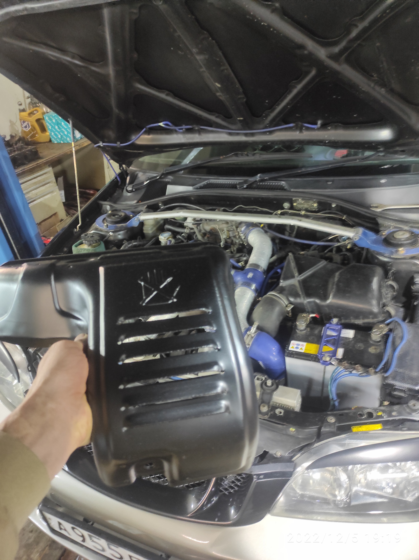 Теплоэкран выпускного коллектора. — Toyota Caldina (210), 2 л, 1999 ...