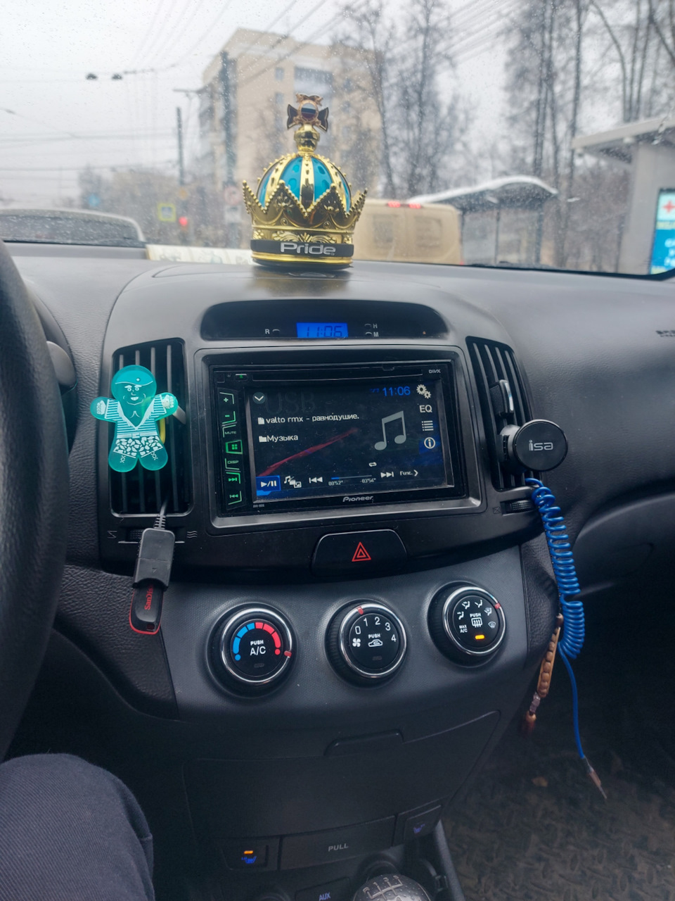 2-Din магнитола — Hyundai Elantra (4G), 1,6 л, 2008 года | автозвук ...
