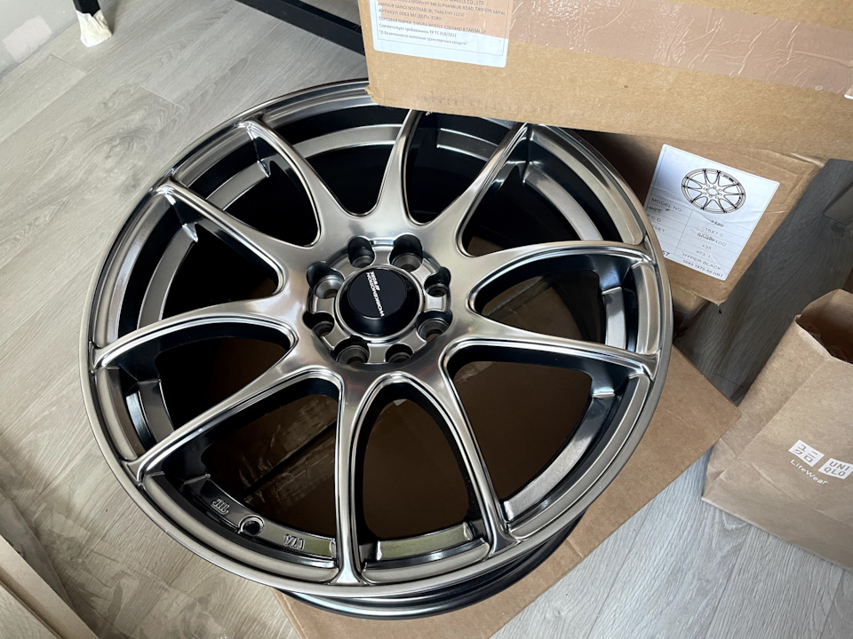 Диски на лето 16x7 CR Kiwami (реплика Work) — Lada Гранта Cross, 1,6 л ...