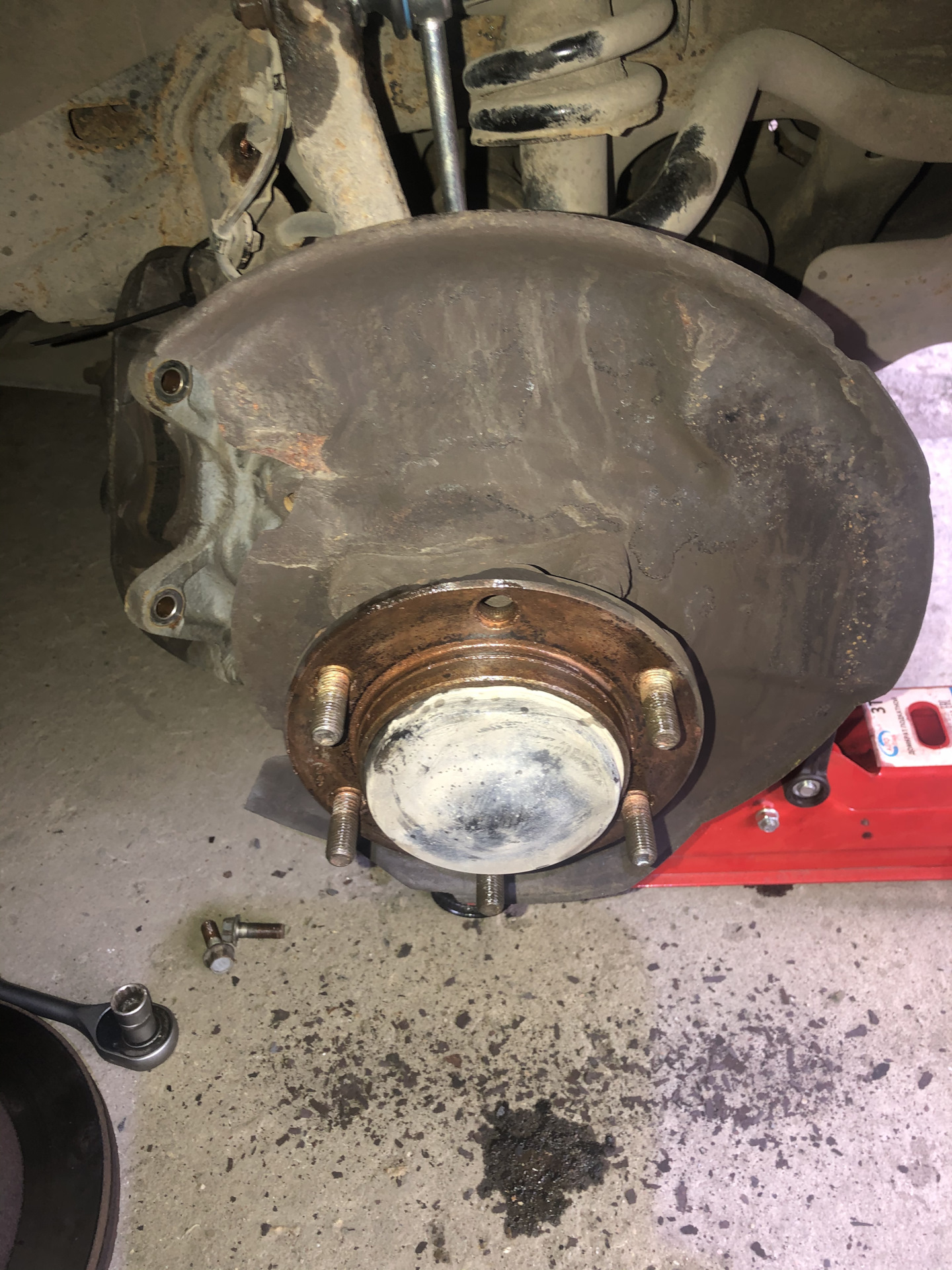 Замена сломанной шпильки — Toyota Land Cruiser Prado 120-series, 4 л ...