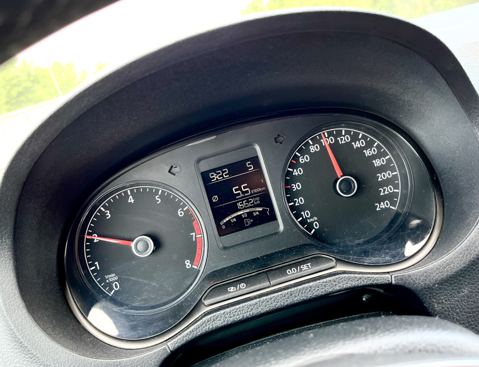 расход на новой резине, дисках — Volkswagen Polo Sedan, 1,6 л., 2017 ...