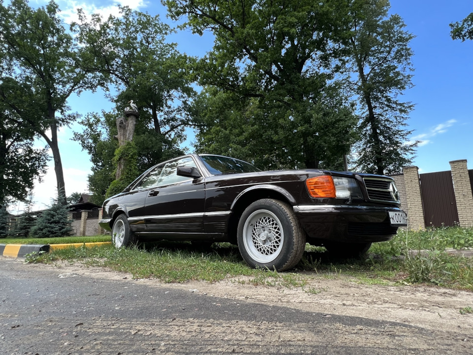 Новые колесные диски на Мерседес W 126 sec — Mercedes-Benz SEC-Class ...