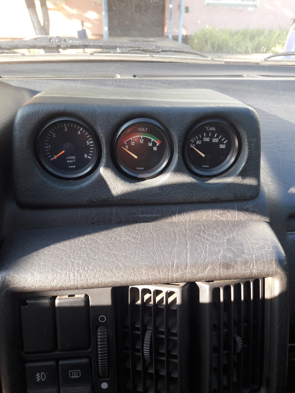 Доп. панель приборов VDO — Audi 100 (C3), 2 л., 1986 года | наблюдение ...