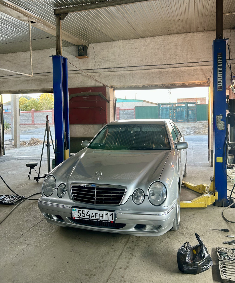 Вибрация при езде 120-130 км/ч #5 — Mercedes-Benz E-class (W210), 2,8 л,  2001 года | визит на сервис | DRIVE2