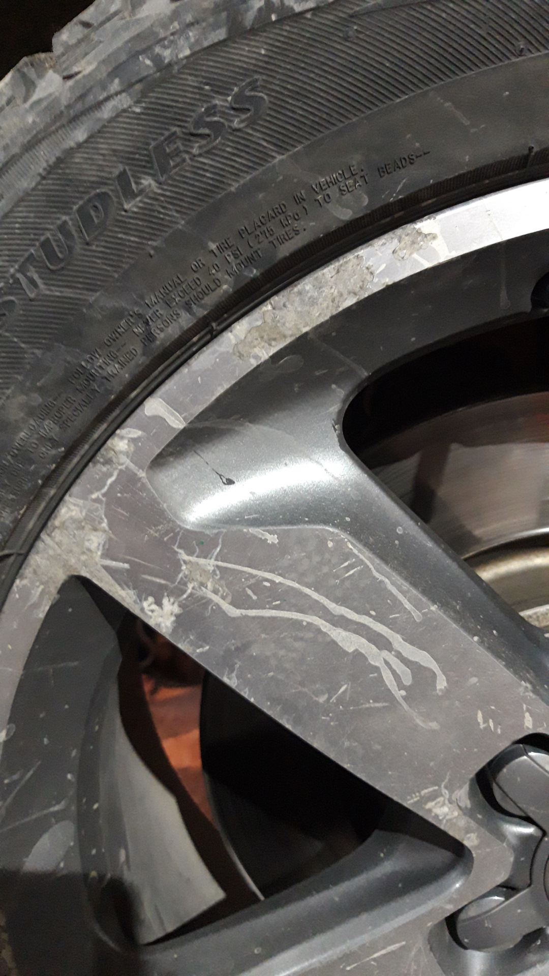 ремонт колесных дисков — Audi Q3 (1G), 2 л, 2013 года | колёсные диски ...