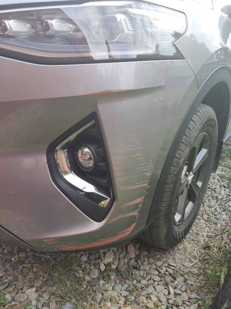 Притерли на парковке — Haval F7, 1,5 л, 2021 года | ДТП | DRIVE2