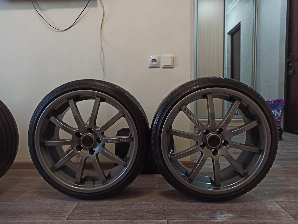 Шины летние Triangle Group 225/35 R19, литые диски Sport technic r19 8 ...