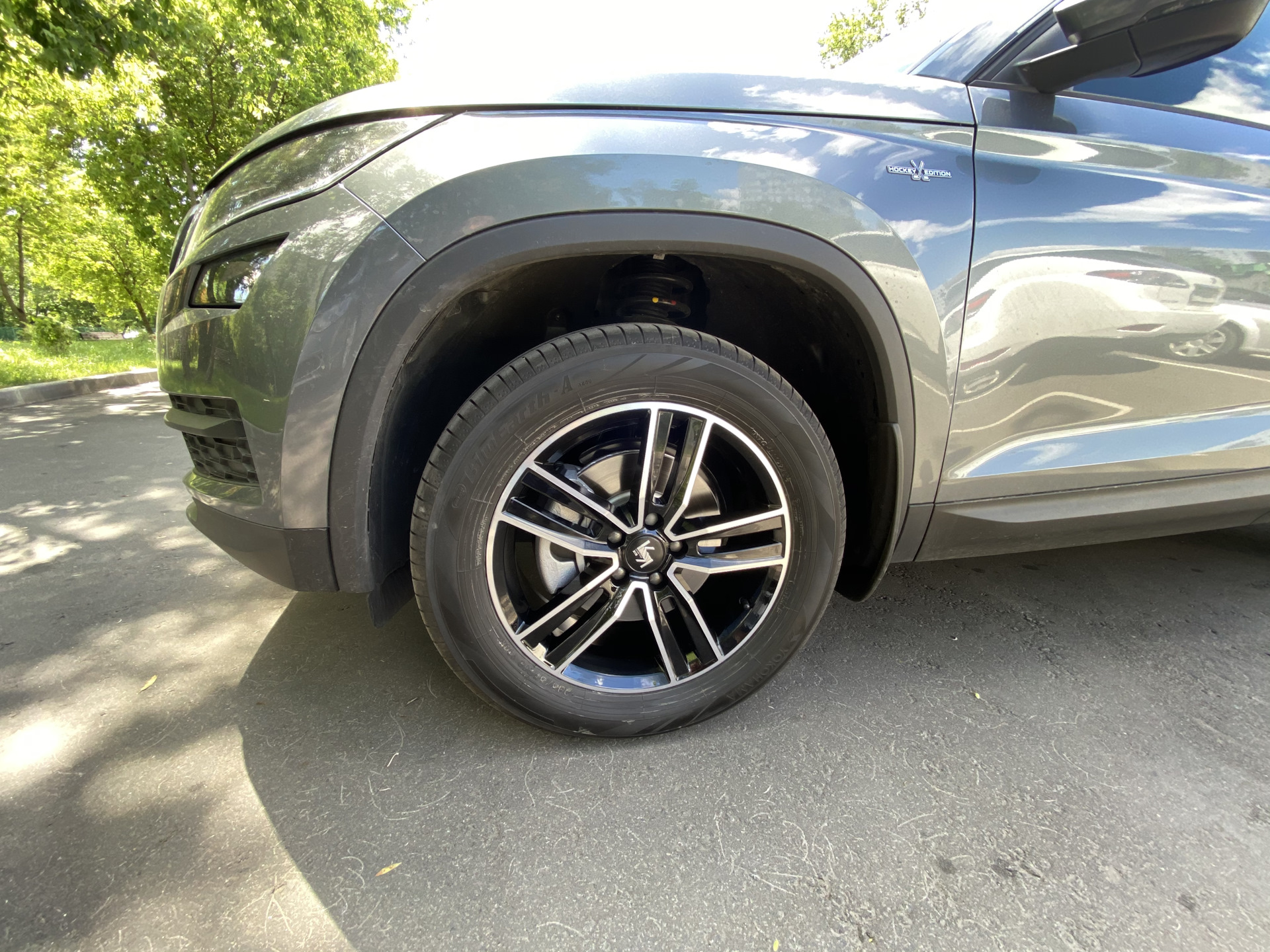 Замена литых дисков — Skoda Kodiaq (1G), 2 л, 2020 года | колёсные ...