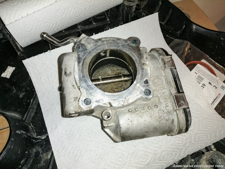 Промывка дросселя и пустой расширительный бачок — KIA Ceed SW (2G), 1,6 ...