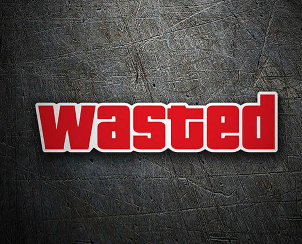 Wasted. Надпись Вастед. Wasted фото. Заставка потрачено.