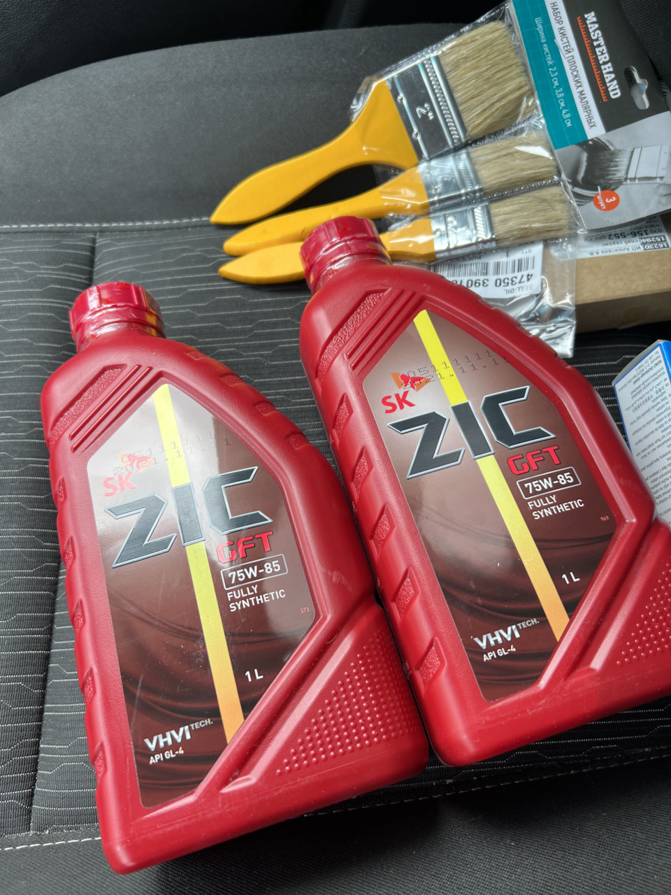 Масло в кпп (пришлось покупать 3 литра, так как помыли коробку полностью, а по мануалу 2,15 литра) — 3750₽ — KIA Sportage (2G)