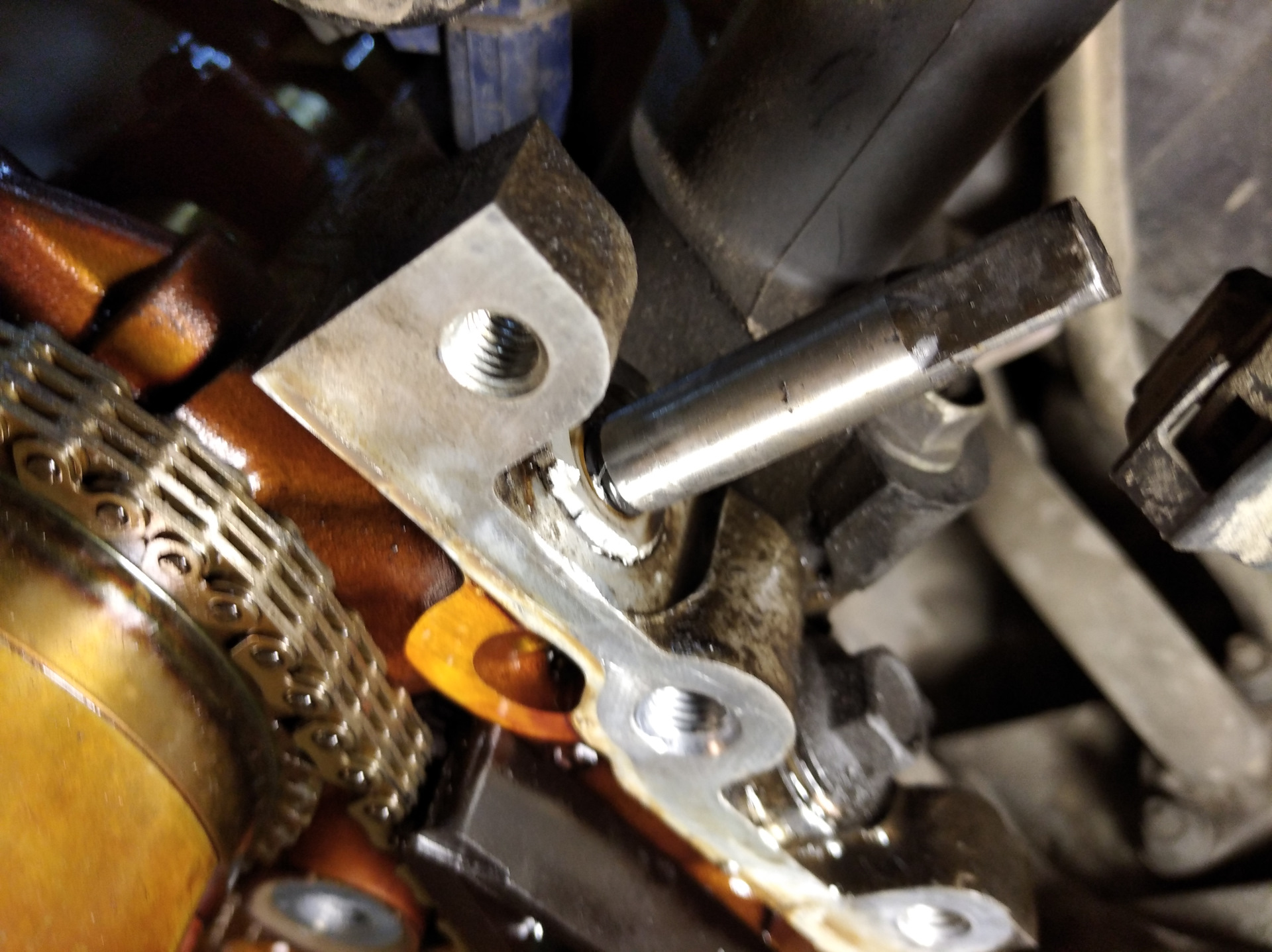 замена цепи ГРМ g4fc — KIA Ceed (1G), 1,6 л, 2008 года | своими руками ...