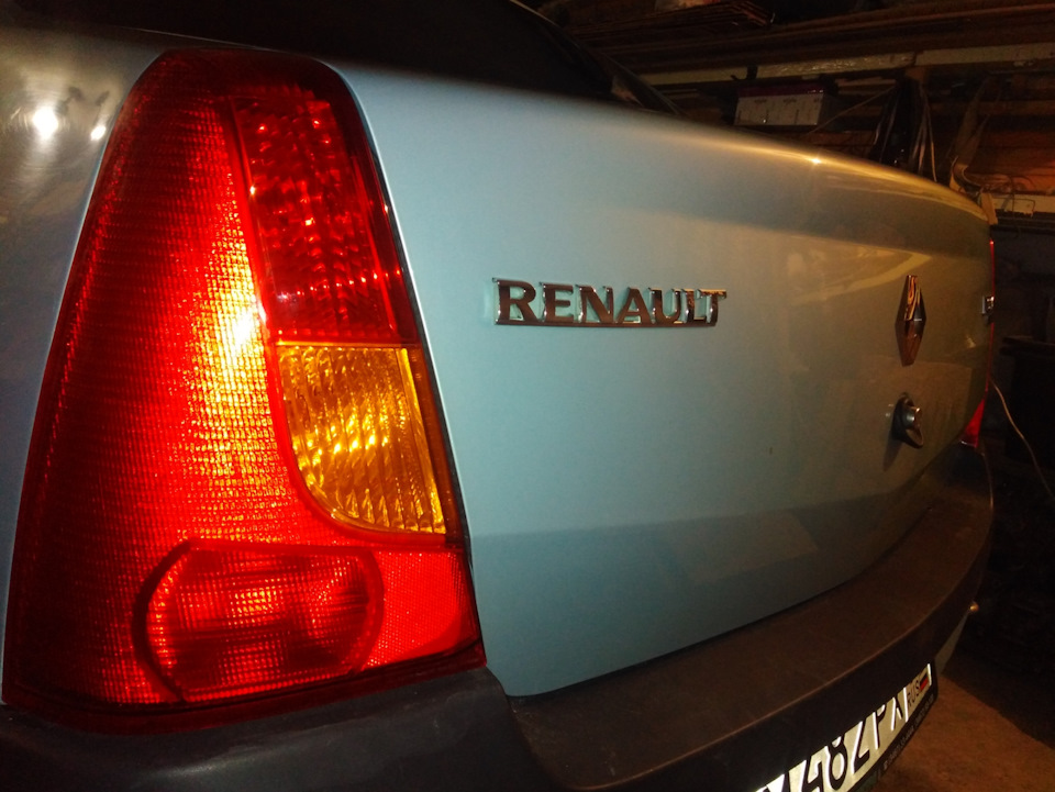 Полировка и герметизация задних фонарей Logan — Renault Logan (1G), 1,6 ...