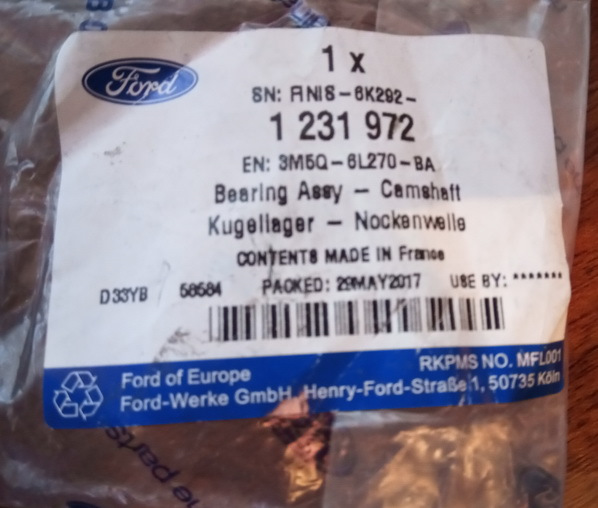 сальник 2 — Ford Galaxy (Mk III). Запчасти на фото: 1231972