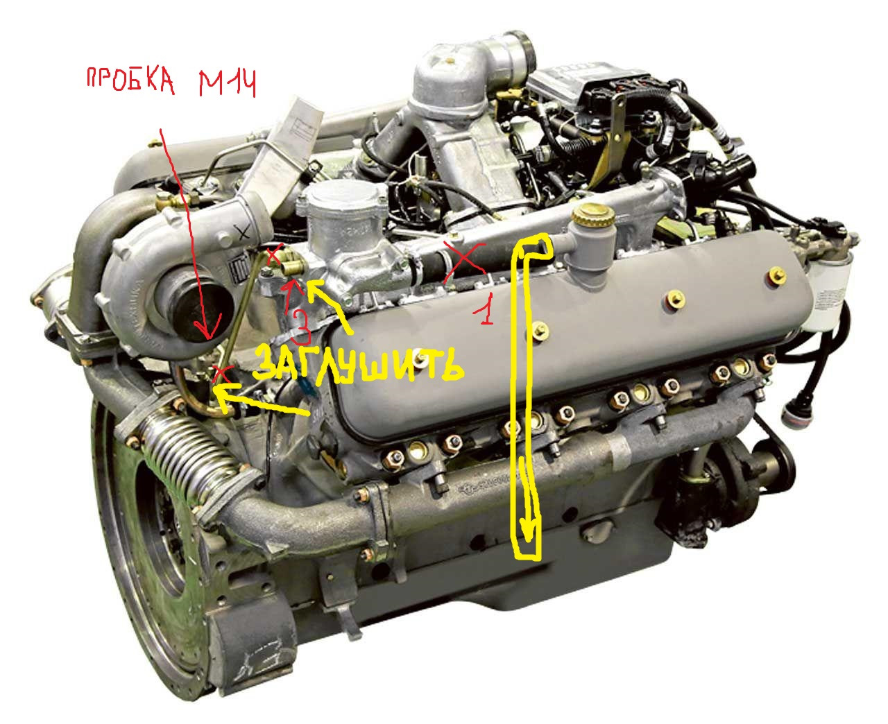 Ремонт двигателя ямз 236