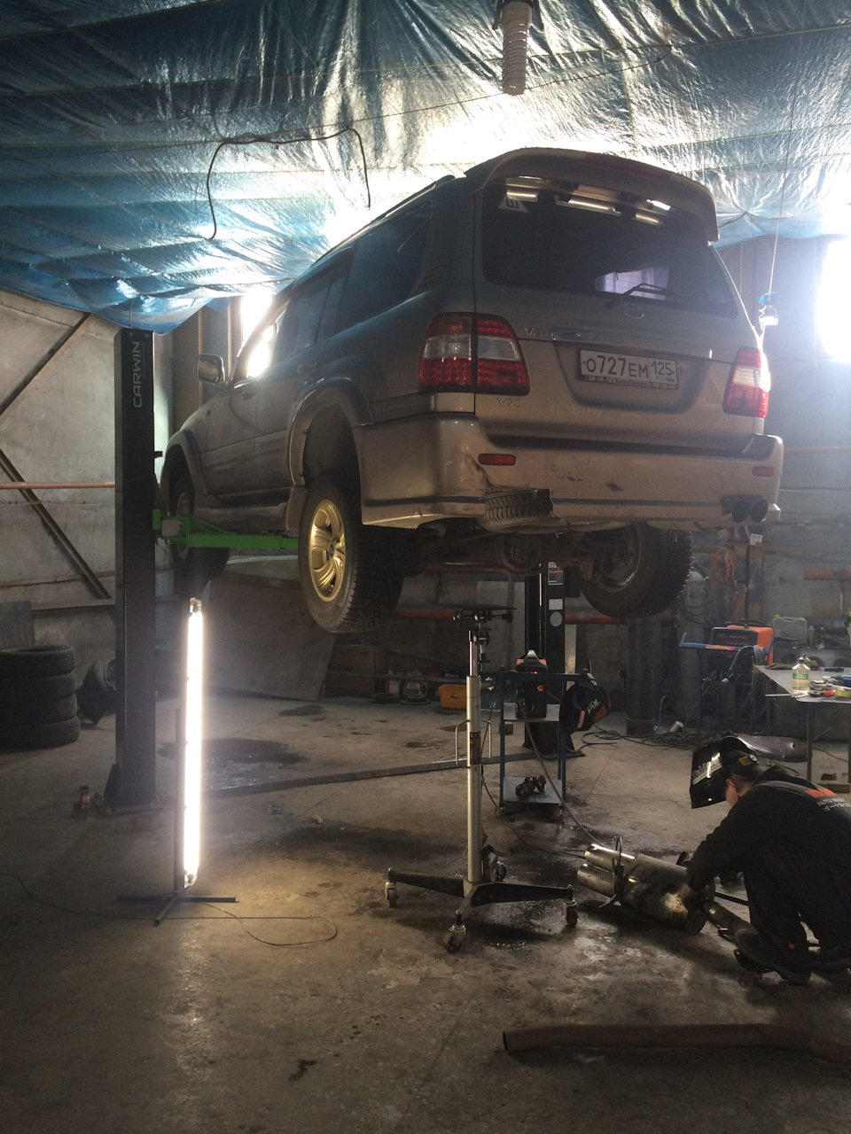 Л. нудизм Без обвесов (практически НЮ) — Toyota Land Cruiser 100, 4,7 л, 2006 года |  кузовной ремонт | DRIVE2