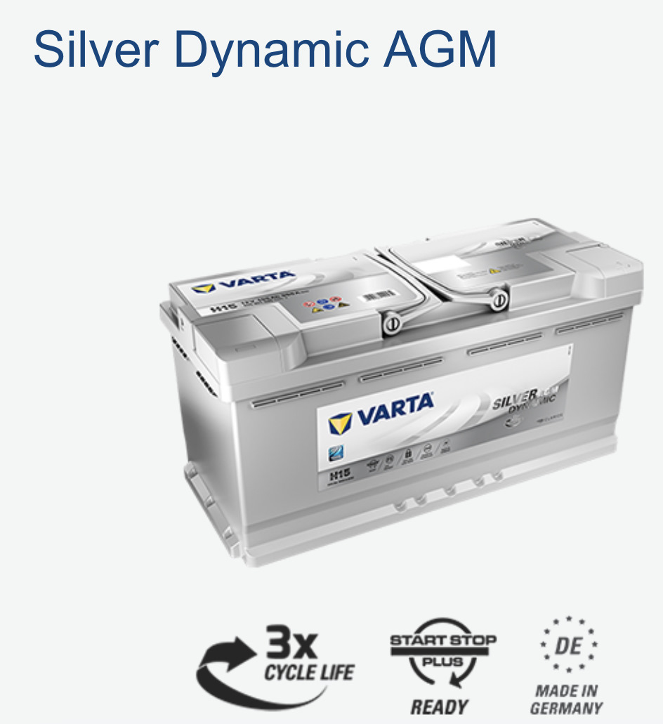 Аккумулятор Varta Silver Dynamic Agm F21