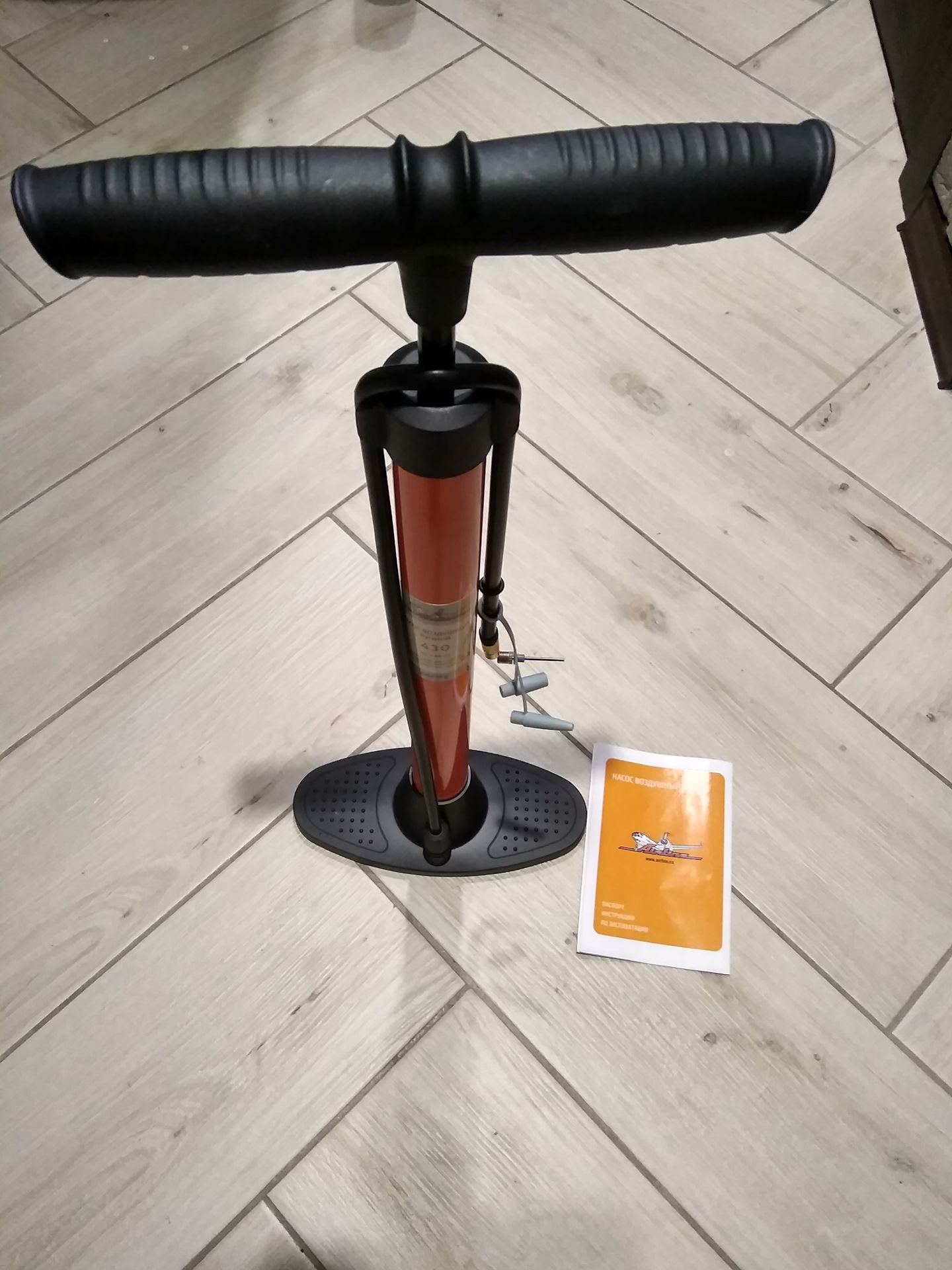 Обзор: насос воздушный ручной (механический) 430 AIRLAINE (арт. PA-430 ...