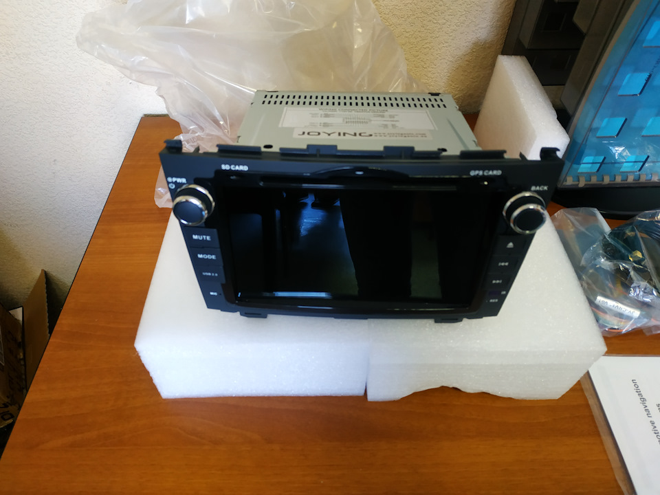 Магнитола Joying в Honda CR-V RE — Honda CR-V (RE), 2,4 л, 2008 года ...