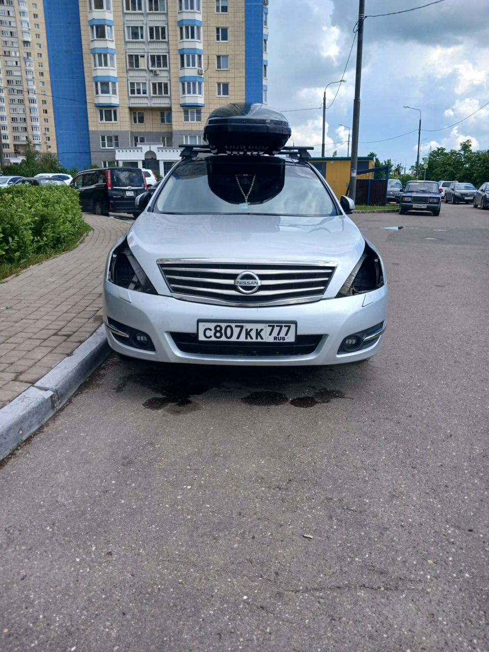 Новые глаза королеве 🤘 — Nissan Teana (J32), 2,5 л, 2013 года | своими  руками | DRIVE2