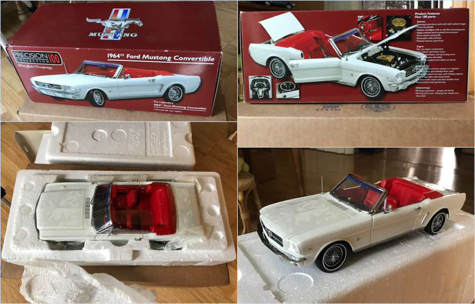 Ford Mustang, 1964 1/2 (1/18 ERTL Precision100 #32400N)* — DRIVE2