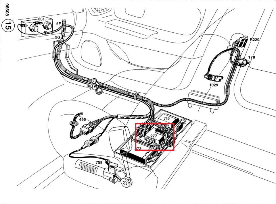 Блок управления подушками безопасности рено дастер где находится