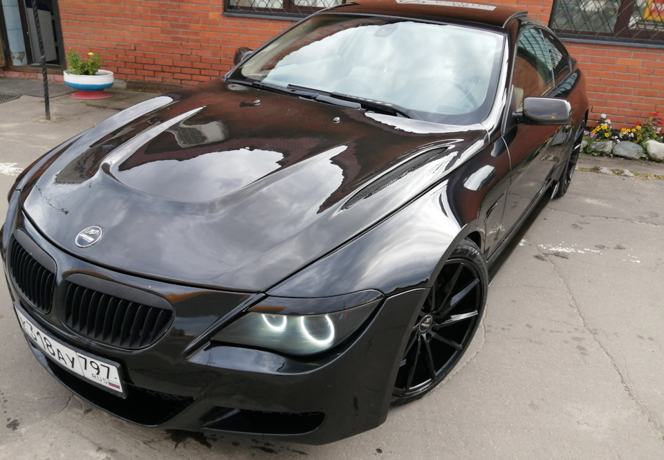 BMW 6 e63 сатин Блэк