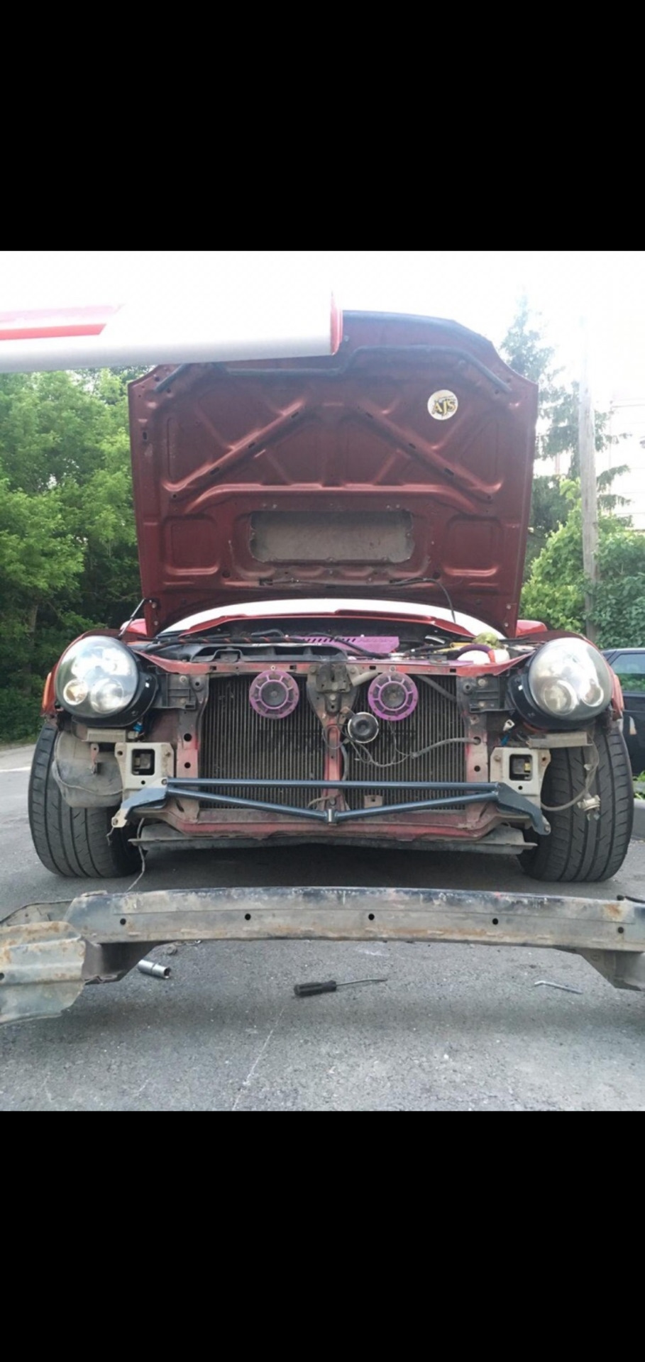 Усилитель лонжеронов — Subaru Impreza (GD, GG), 2 л, 2003 года | своими ...