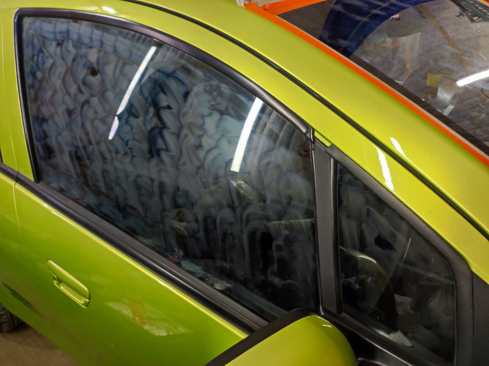 Чистка стекол и антидождь. — Chevrolet Spark (M300), 1 л, 2011 года ...