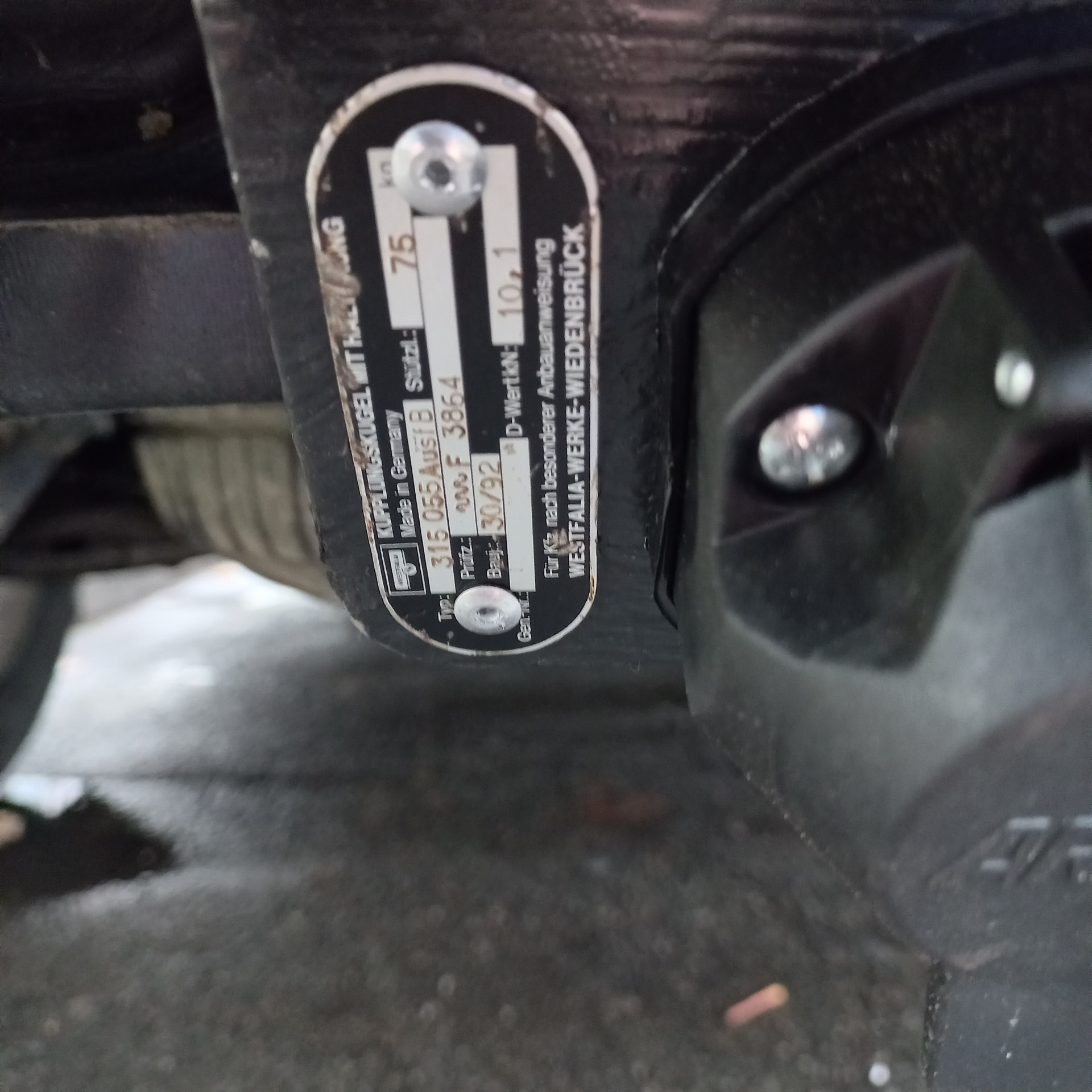 Самодельный (переделанный) фаркоп Westfalia на VW T5 — Volkswagen ...