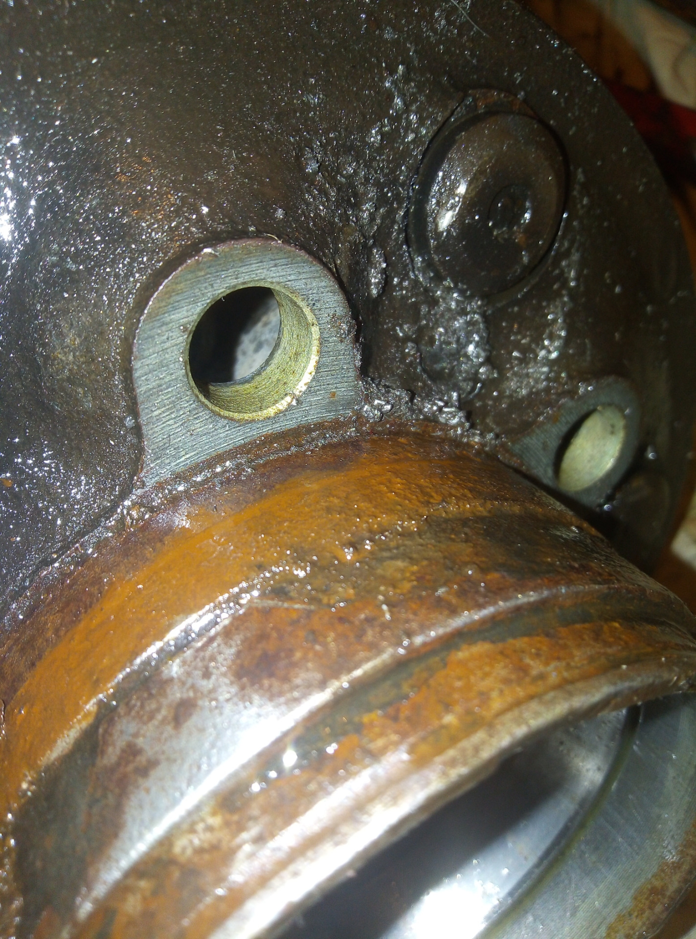 Передок: тормоза, подшипники, ступицы, щитки убираю ржу — Great Wall ...