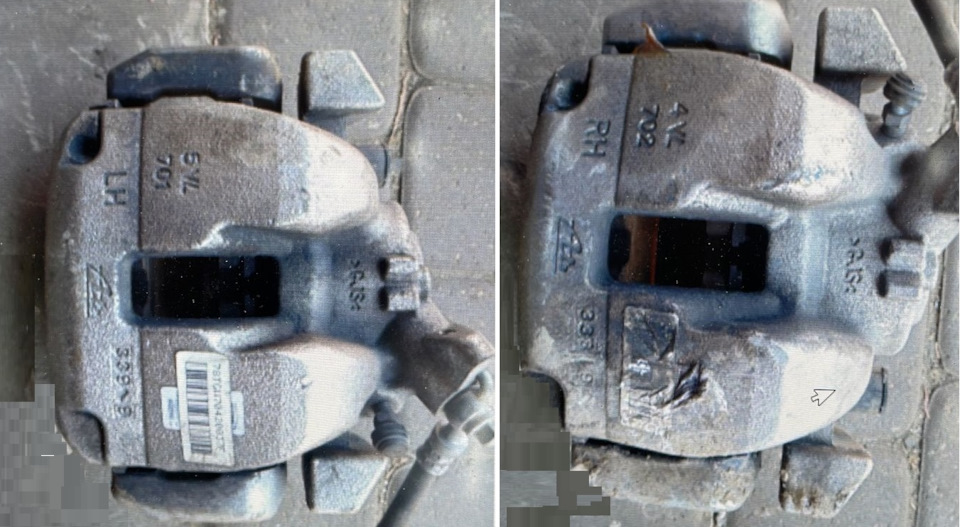 Замена передних колодок с суппортами вместе — Peugeot 308 (2G), 1,6 л ...